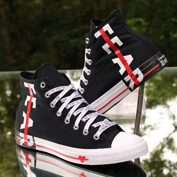 Converse Chuck Taylor All Star Hi Fear Love - Picture 3 of 13